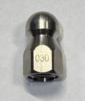 Форсунка каналопромывочная 030 нерж.1/4" г. 500 бар 3Rx1F - фото 107376