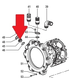 Заглушка насоса BP300 - BPS330HS - фото 14759