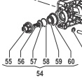 Клапан в сборе насоса BP265/305(1х12) - BP300(1х6) - фото 15341