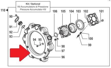 Коллектор насоса BP300 - 2 - фото 15349