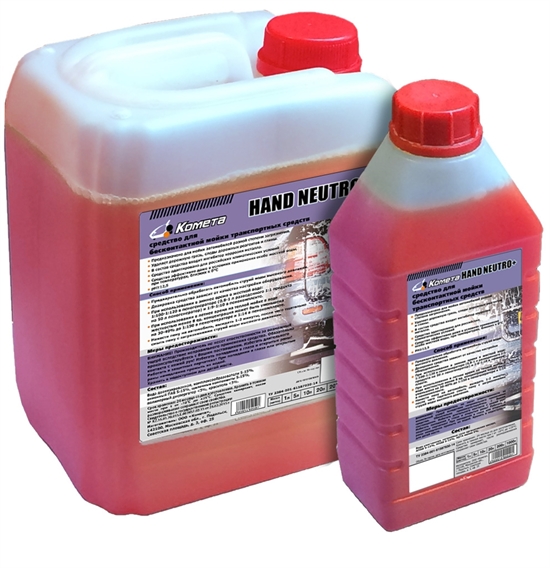Автошампунь для бесконтактной мойки Kometa "HAND NEUTRO + " 20 л. - фото 38131