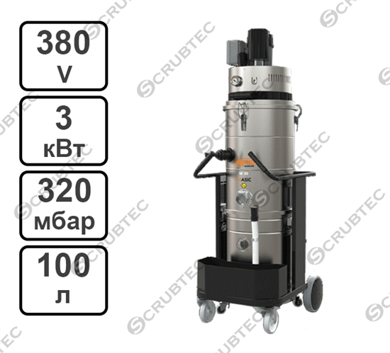Промышленный пылесос BASIC TDC30 WM с ручной очисткой фильтра Coynco - фото 53486