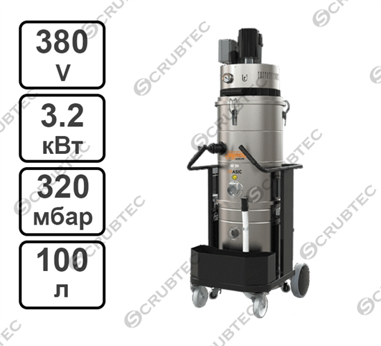 Промышленный пылесос BASIC TDC 40 W M ANT ATEX 21, класс М, ручная очистка фильтра Coynco - фото 53488
