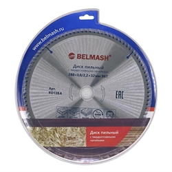 Диск пильный BELMASH 280x3/2,2x32/30, 96T - фото 73626