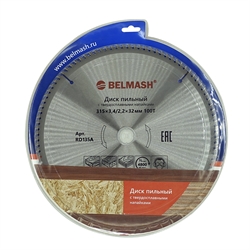 Диск пильный BELMASH 315x3,4/2,2x32/30; 100T - фото 74039