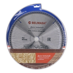 Диск пильный BELMASH 315x3,4/2,2x32/30; 80T - фото 74040