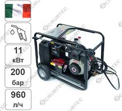 Аппарат высокого давления с нагревом воды Comet FDX Hot Cube 16/200 D (L 100 N + FW2) (200 бар) - фото 91187