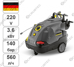 Мойка высокого давления с нагревом воды Karcher HDS 6/14 C Classic *EU (140 бар) - фото 91230