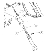 Ремкомплект курка распылительного RL 51