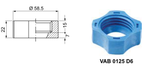 Пластиковые гайки VAB