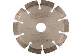 Диск алмазный сегментный FB/M по железобетону 125D-2.2T-12W-10S-22.2 MESSER 01-15-125