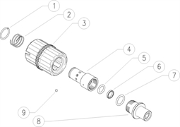 Сальник байонета ARS25 12 x 15 x2,9 мм