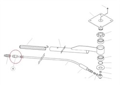 Переходник штуцер 3/8"; BSPT-d.12F для консоли