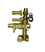 Регулировочный клапан VB 56; вход 1/2" г, выход М22х1,5ш (К 750 15/210) 30 л/мин 250 бар 2x1/8 г.