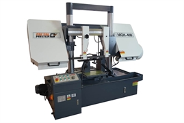 ДВУХКОЛОННЫЙ ПОЛУАВТОМАТИЧЕСКИЙ ЛЕНТОЧНОПИЛЬНЫЙ СТАНОК METAL MASTER MGH-400