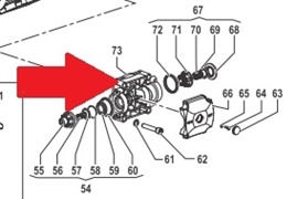 Крышка насоса BP300 - BP330HS (1х6)