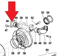 Пластина крепежная насоса APS101/121 (1х2)