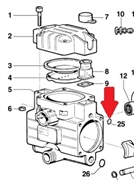 Кольцо 2,62X10,78 насоса BP20, MP20, MP30 (1х2)