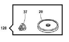 Ремкомплект насоса серии BP 75: мембрана NBR (KIT120)