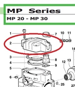 Крышка насоса MP20