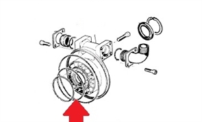 Кольцо 2,62х145,72 насоса APS101/121