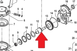 Коленвал насоса MC20 - MC25