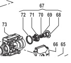 Клапан в сборе насоса BP300 - BPS330HS (1х6)