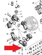 Кольцо 3х15 насоса BPS260 - BPS300