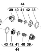 Клапан в сборе насоса APS31 - APS41 (1х6)