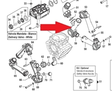 Всасывающий корпус насоса BP110 (1х1)