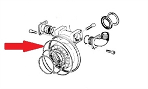 Кольцо 3,53х196,4 насоса APS101/121 - APS145