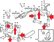 Кольцо 3,0х36 насоса BP 151/171 (1х16)