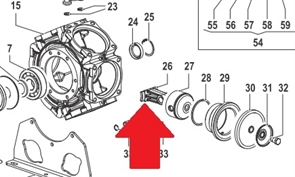 Шатун насоса BP 300 (1х6 - KIT26)