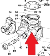 Корпус насоса MC20 - MC25