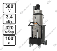 Промышленный пылесос TDC 40 PRO ATEX 21, класс М, полуавтоматическая очистка фильтра. Coynco