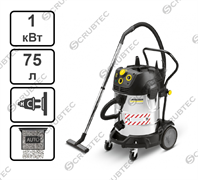 Безопасный пылесос Karcher NT 75/1 Tact Me Te H