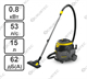 Пылесос сухой уборки Karcher T 15/1 - фото 53742