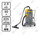 Пылесос  Ghibli POWER WD 80.2 P TPT - фото 53889