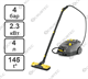 ПАРООЧИСТИТЕЛЬ Karcher SG 4/4 - фото 55158